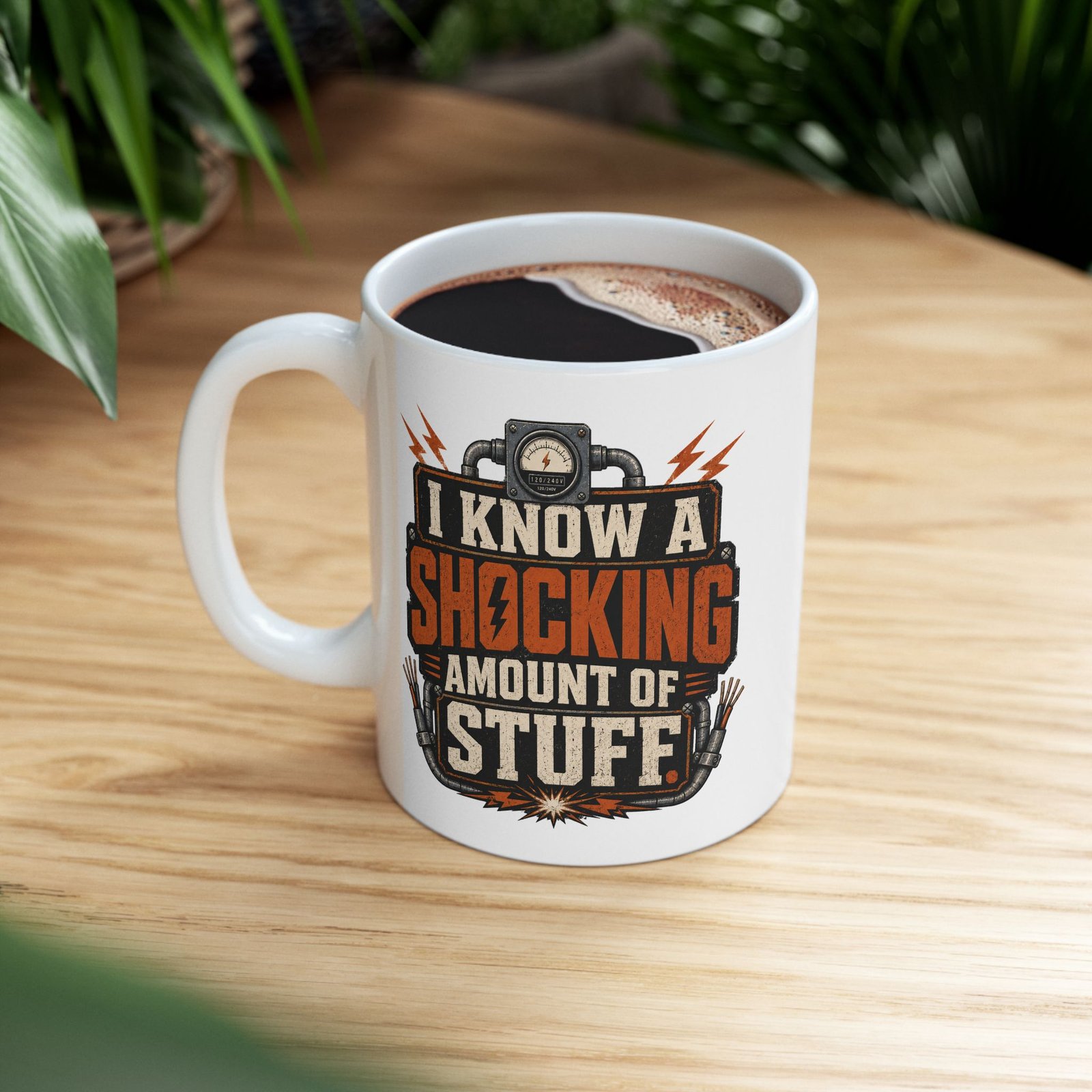 I Know A Shocking Amount Of Stuff Mug