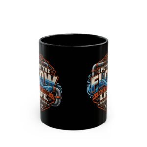 Plumber "I Put the Flow Back in Your Life" Black Coffee Mug (11oz, 15oz) - Image 14