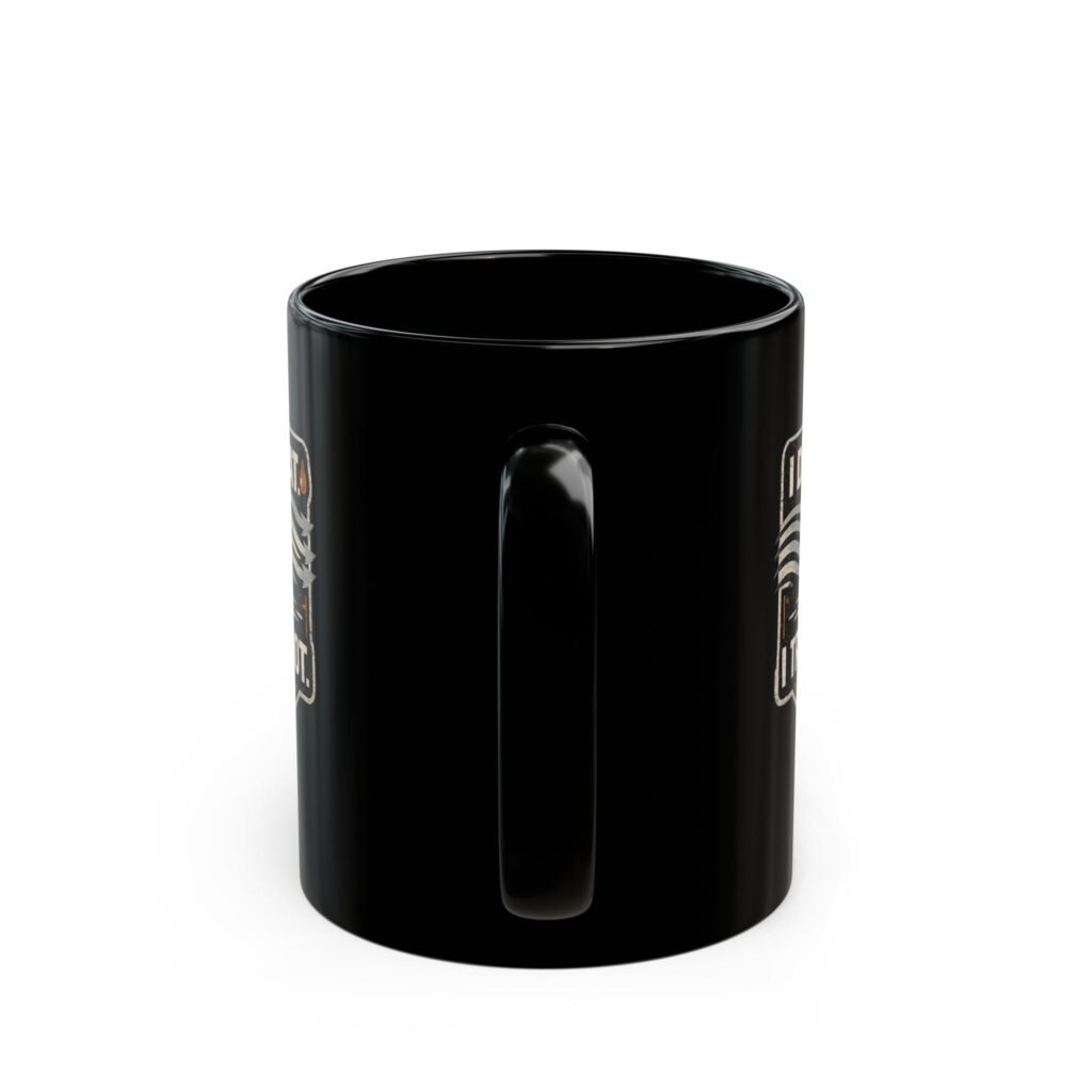 HVAC Tech Coffee Cup – "I Don't Sweat. I Troubleshoot." Retro Tech Mug (Black 11oz / 15oz)