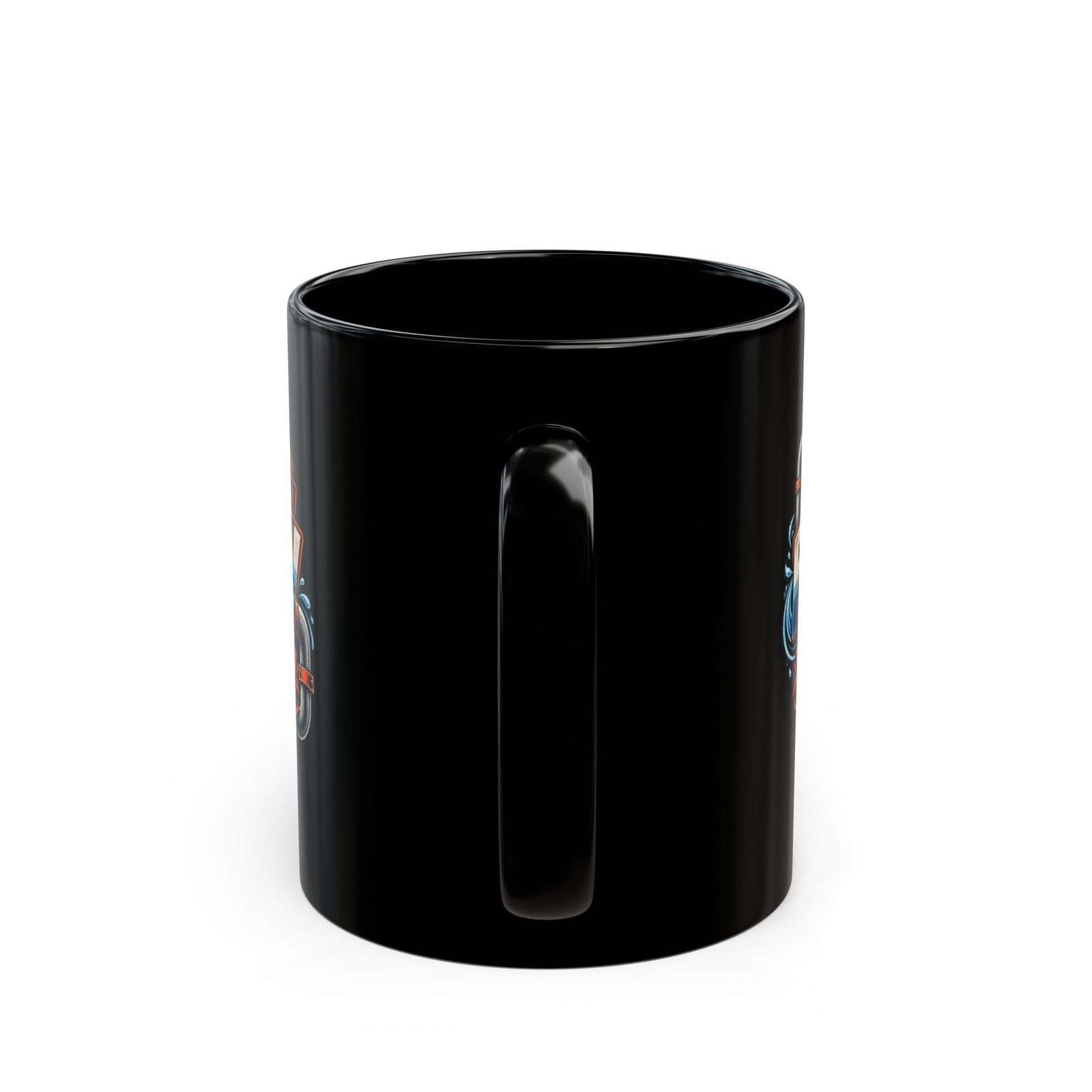 Plumber "I Put the Flow Back in Your Life" Black Coffee Mug (11oz, 15oz) - Image 10