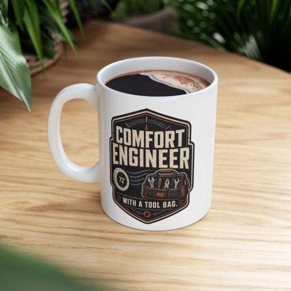 Comfort Engineer Ceramic Mug — Funny HVAC Technician Coffee Gift (11oz, 15oz)