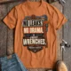 "No Leaks, No Drama, Just Wrenches" Vintage Plumbing Tee — yam t-shirt, flat-lay product photo | Pressure Tested Co