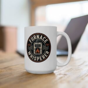 HVAC Repair Tech Coffee Mug 11oz — "Furnace Whisperer" Funny HVAC Technician Coffee Cup (11oz) - Image 4