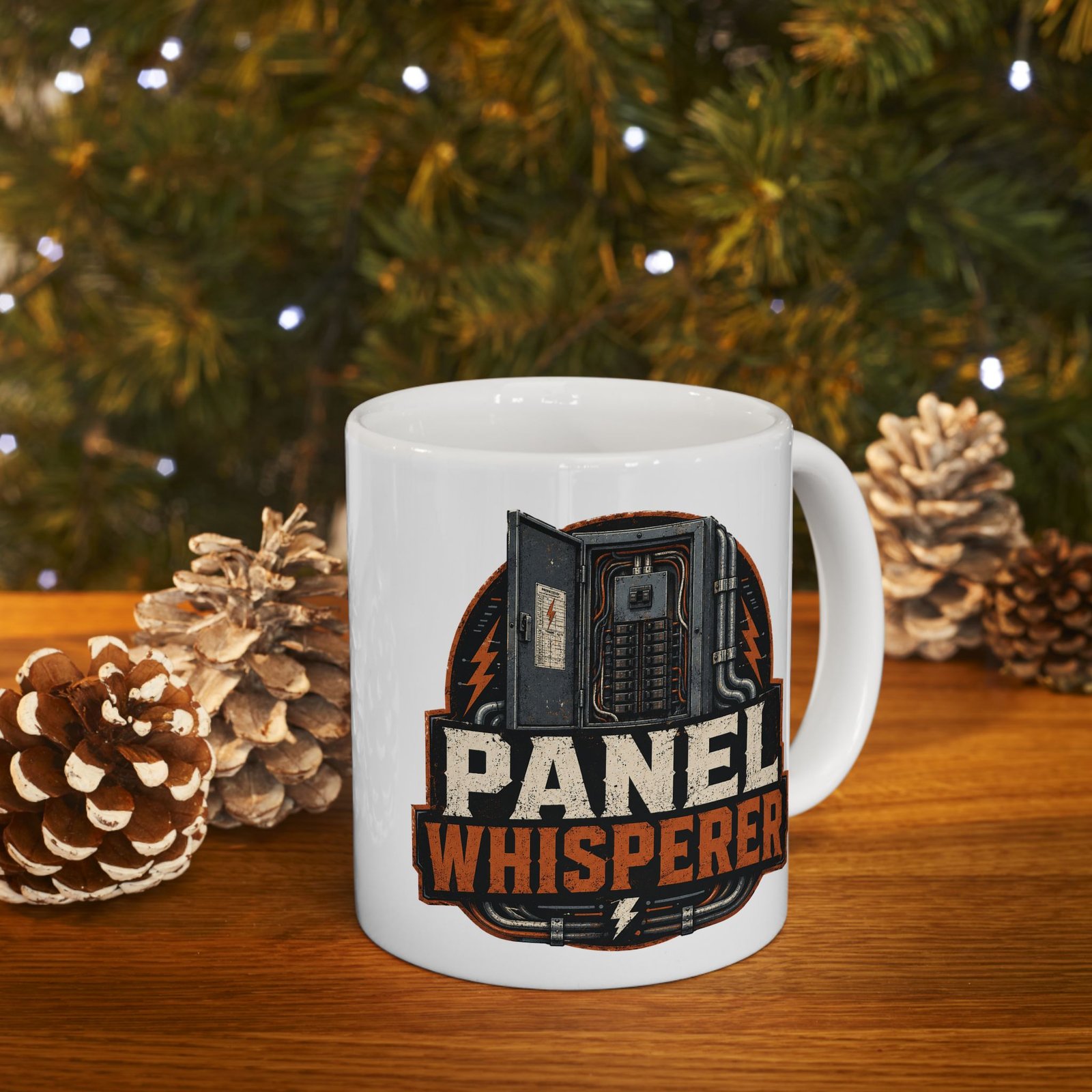 Electrical Technician Mug — "Panel Whisperer" Ceramic Coffee Cup (11oz/15oz) - Image 2